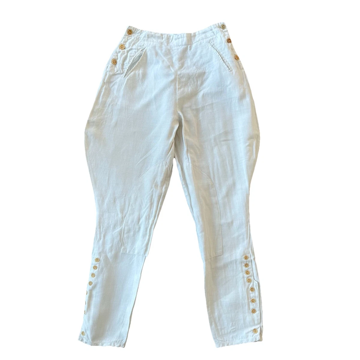 Jodhpurs / Culotte D'Équitation Vintage Beige Pytchley - Taille 24 (Taille) Jambe 28 - Occasion Très Bon État