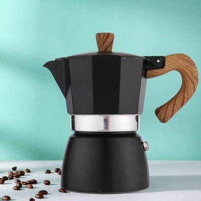 Italienische Kaffeemaschine, manuelle Espressotasse, Herdplatte für Café