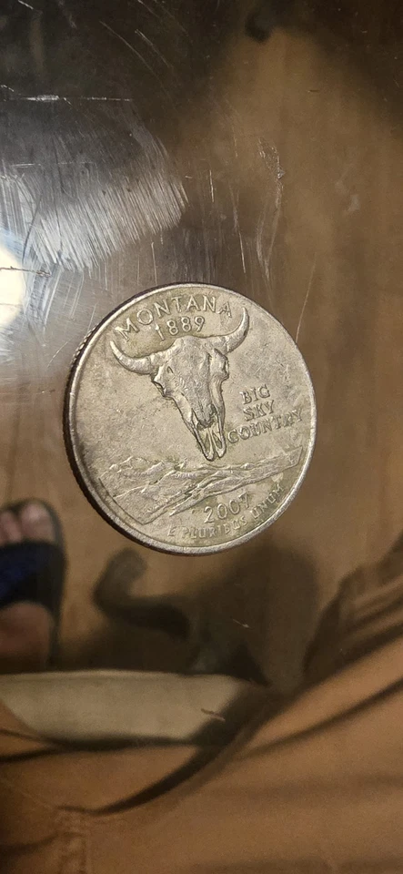 2007 D Montana State Quarter Circulated Free Shipping - Image 4 of 4