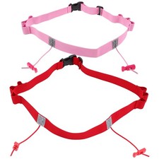 2 PCS Race Belt Start Number Running Belts for Bib Elastic