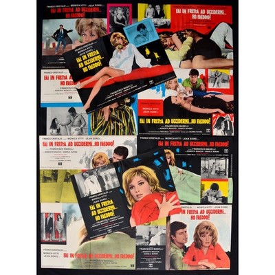 fotobuste FAI IN FRETTA AD UCCIDERMI HO FREDDO monica vitti jean sorel F126