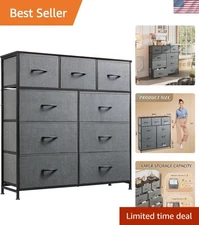 Multi-Functional 9-Drawer Fabric Tower - Stylish Storage for Bedroom & Hallway