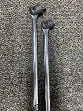 Lot Of 2 Tekton 12-inch Drive 24-inch Breaker Bar 38 Drive 18 Inch