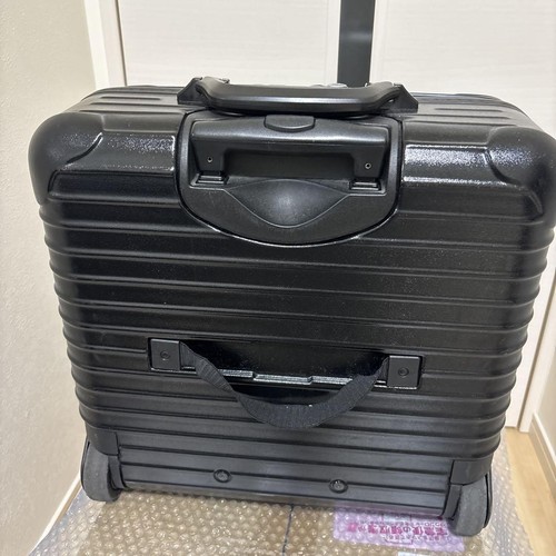 Rimowa Salsa 23-25L Black 2-wheels Carry Case Suitcase Rare - Picture 10 of 24