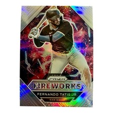 Fernando Tatis Jr. [Silver Prizm] Fireworks #FW2 2021 Panini Prizm Padres