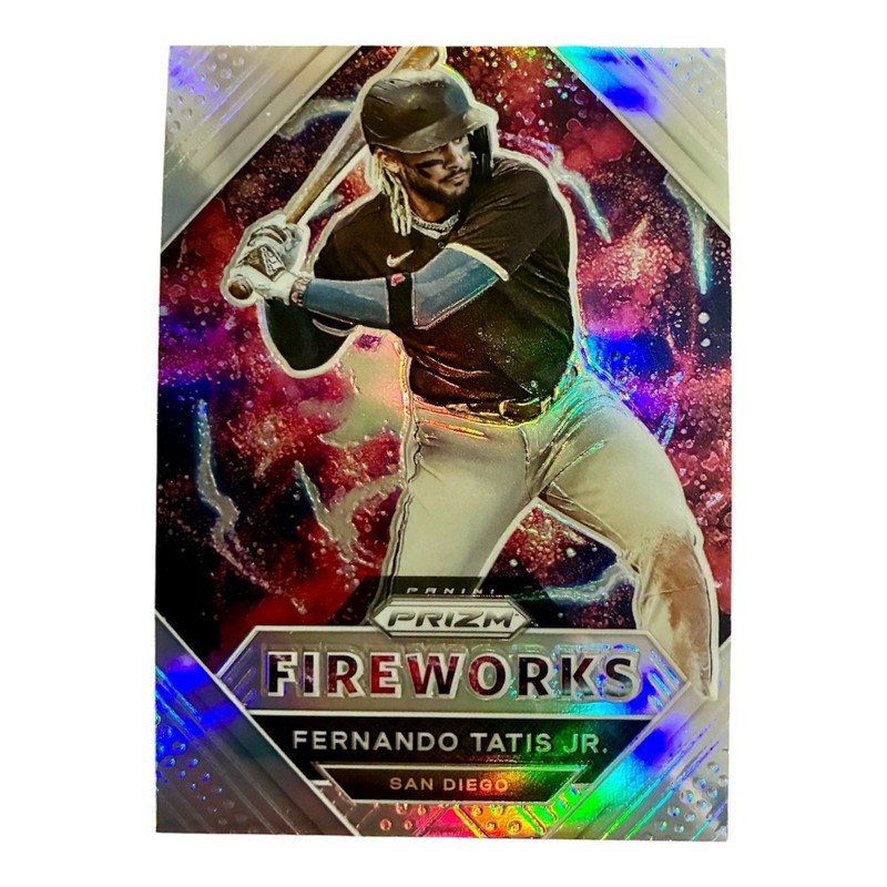Fernando Tatis Jr. [Silver Prizm] Fireworks #FW2 2021 Panini Prizm Padres