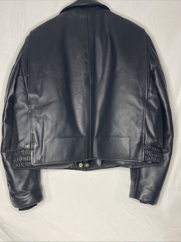 Chaqueta de Patrulla de Cuero Genuino de la Policía de Chicago de Colección Cuero de Nate Años 70-80 - Imagen 16 de 23
