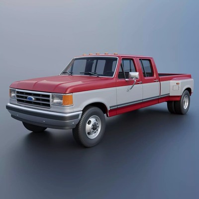 3D Printed RC CAR F350  Dually 1/10 Body Fits CEN F-450