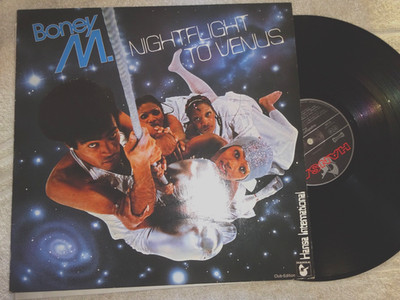 LP: Boney M. - Nightflight to Venus, 1978, Club-Ausgabe, mit Postkarten!, /''2''