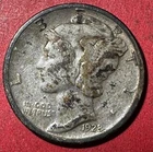 1928D US Mercury SILVER Dime "Denver" Mint! Choice VF Details! Old US Coin!