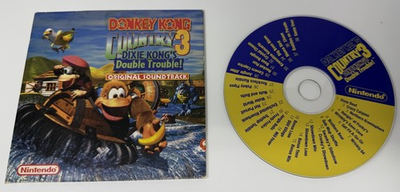 #ad Donkey Kong Country 3 Dixie Kong#x27;s Double Trouble SNES Soundtrack Music CD $89.99