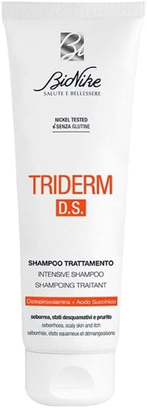 Bionike Triderm D.S. - Shampoo Trattamento per Dermatite Seborroica, Azione Sebo