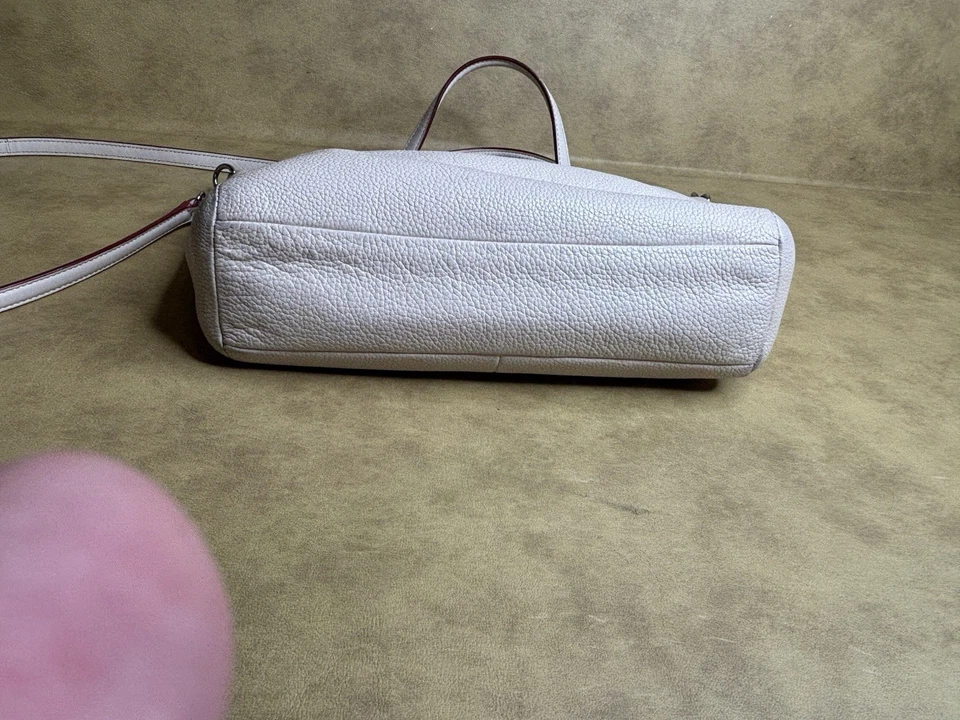 Bolso Bandolera Coach Kelsey F59354 Mariposas Marfil Hueso Tiza Cuero Foto 4 de 4