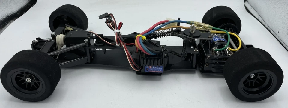 Per parti di ricambio telaio TAMIYA F104 F-104 con motore ed ESC - Immagine 3 di 4