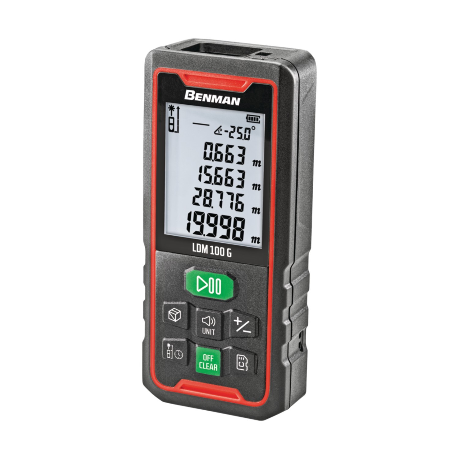 Benman LDM 100 G vs Metro Tradizionale: Laser Verde 100m IP44