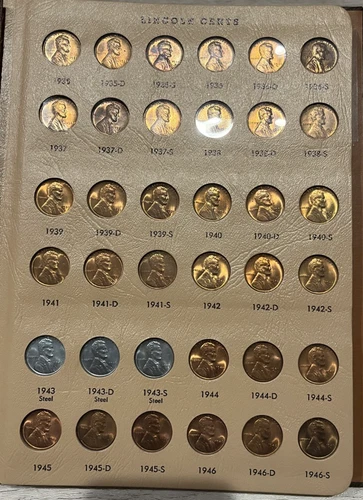 Choice BU Lincoln Wheat Cent Sets:  1935-1958 & two 1941-1958 (+ some memorials)