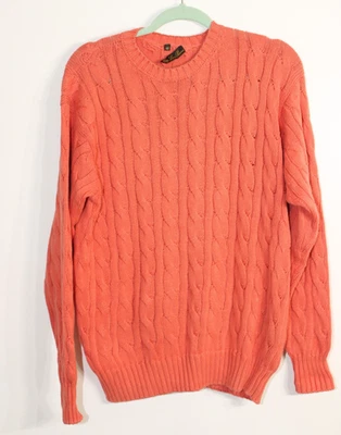 Loro Piana Cable Knit Cotton Sweater sz. M 48