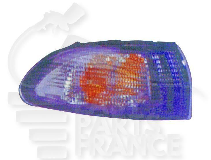 Feu avant-droit blanc Mitsubishi Galant 93-96 clignotant haute visibilité