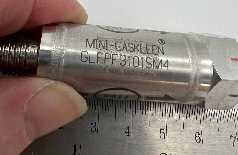 PALL Mini Gaskleen GLFPF3101SM4 High Purity Gas Fluid Filter Sintered Metal USA