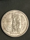 1958 Canadian Silver Dollar Coin British Columbia 1858 Centennial Vintage Canada
