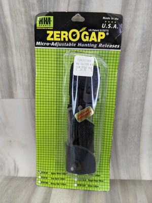 Made In USA -NOS - Zero Gap Micro Adjustable Bow Hunting Caliper Release HCW-NY