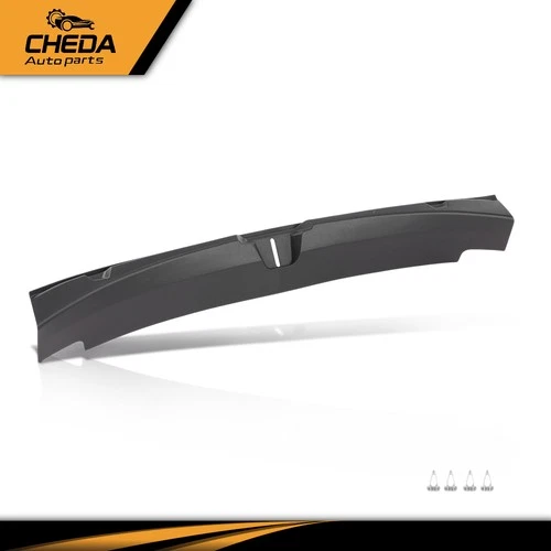 Fit For Tesla Model 3 2017-2023 Trunk Garnish Sill Trim Cover Scuff Panel Black