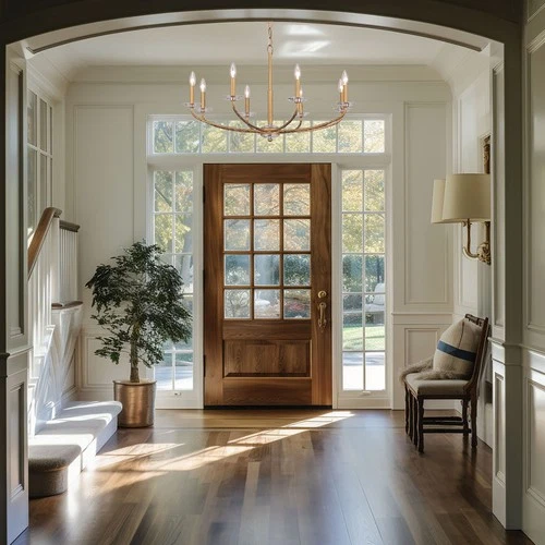 Minka Lavery 5287 Atella 8 Light 36"W Taper Candle Style - Ashen Gold - Picture 6 of 12