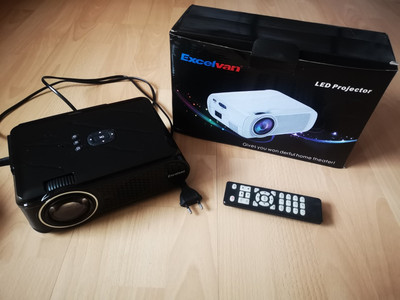 Excelvan EHD09 LED Projektor S5 Heimkino Beamer 1080P iOS/Android