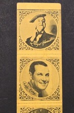 Scarce 1930's American Film Stars Strip Cards Robert Frazer Lewis Ayers & More