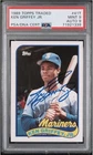 Ken Griffey Jr. 1989 Topps Traded #41T Signed Rookie Baseball Card PSA 9 Auto