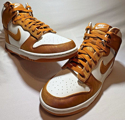 Nike Dunk High Retro SE Monarch Orange Men's 9.5 Women's 11 Shoes  DV7223-800