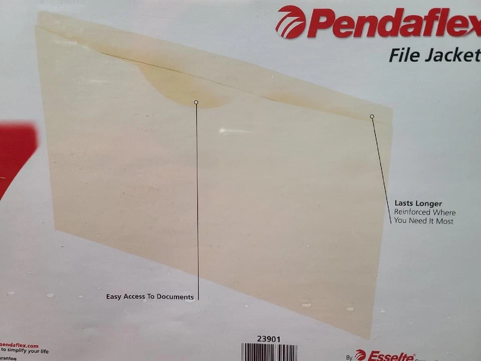 Lot of 32 (4 of 8) New Sealed Pendaflex File Jackets Legal Size Full Tab Manila - Image 4 of 4