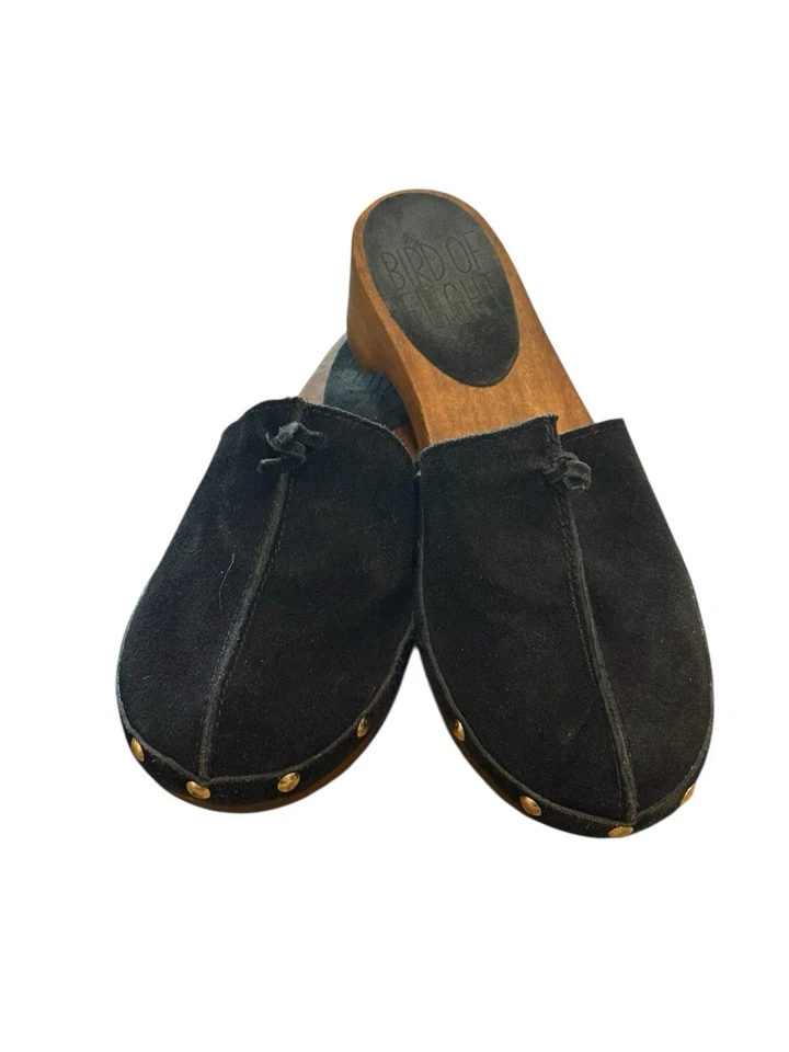 Anthropologie Birds Of Flight Women’s Clog Suede Leather Slip On Size 8 - Image 4 of 4
