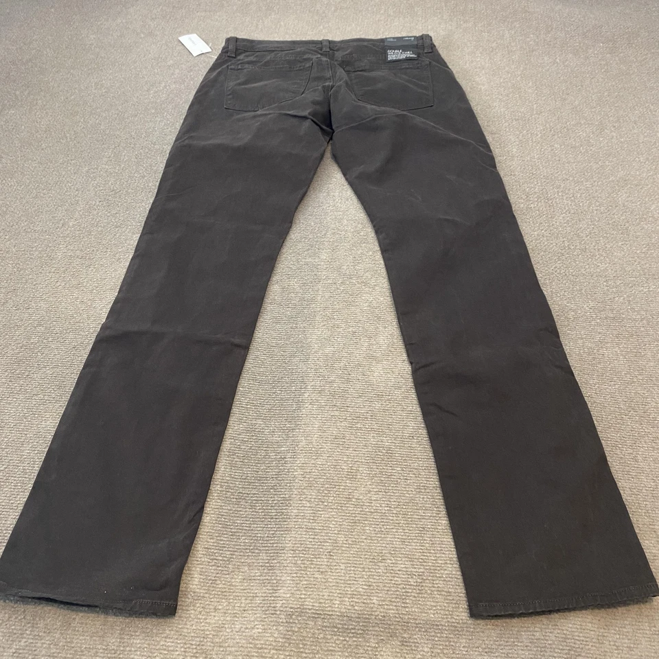 J Brand Kane Straight Fit Pants Mens 31 Brown Chocolate Twill Stretch Jeans - Image 4 of 4