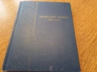 MERCURY DIME COLLECTION IN WHITMAN ALBUM--76 Coins