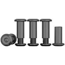 10 St&uuml;ck Verbindungsschraube, M4 x 20mm H&uuml;lsenschrauben M&ouml;belschrauben Schwarz E