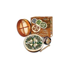 Waltons 18" G&auml;lisches Kreuz Bodhran und Schl&auml;ger