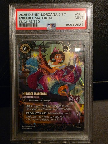 Mirabel Madrigal - Musically Talented graded PSA 9 for sale on eBay