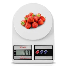 Digital Kitchen Scale 22Lb/10Kg Capacity, Stainless Steel Food Scale with Oz/G U