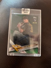 2017 Topps Clearly Authentic Green /99 Tyler Glasnow #CAAU-TGL Rookie Auto RC