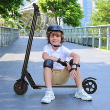 250W Electric Scooter for Kids Ages 6-14, Max 16 Miles & 15 Mph