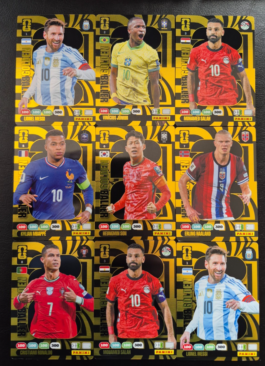 Panini World Cup 2026 Adrenalyn XL RARE / Golden Ballers Trophy