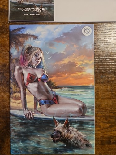 G'norts Badeanzug Ed #1 Lucio Parrillo Harley Quinn Excl Ltd 500 COA NYCC Gnorts