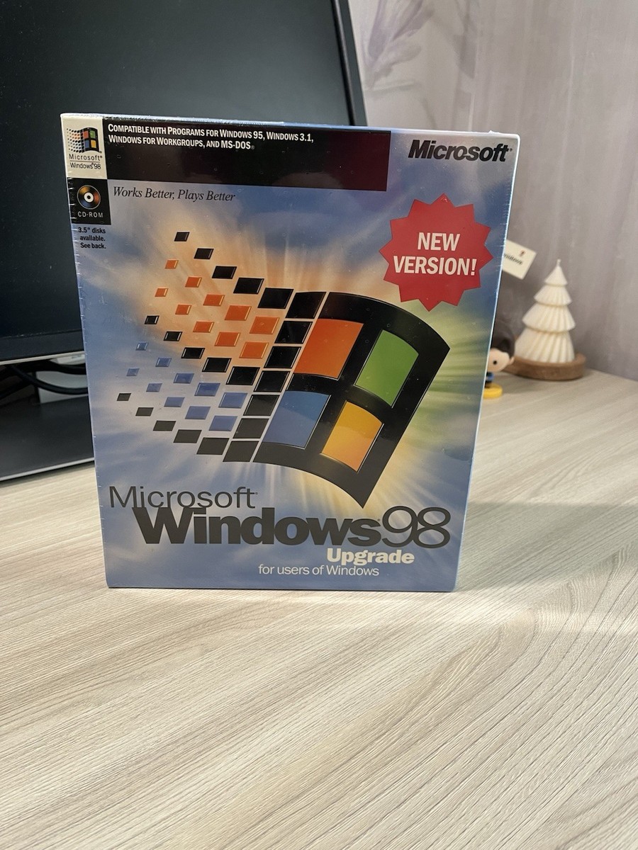MICROSOFT WINDOWS 98 UPGRADE SEALED RETAIL BOX 659556102791| eBay