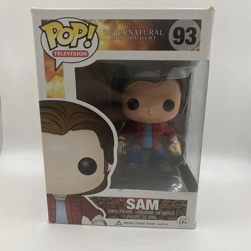 Funko Pop Supernatural Sam Winchester #93 W/ Protector! BOX DAMAGE SEE PICS