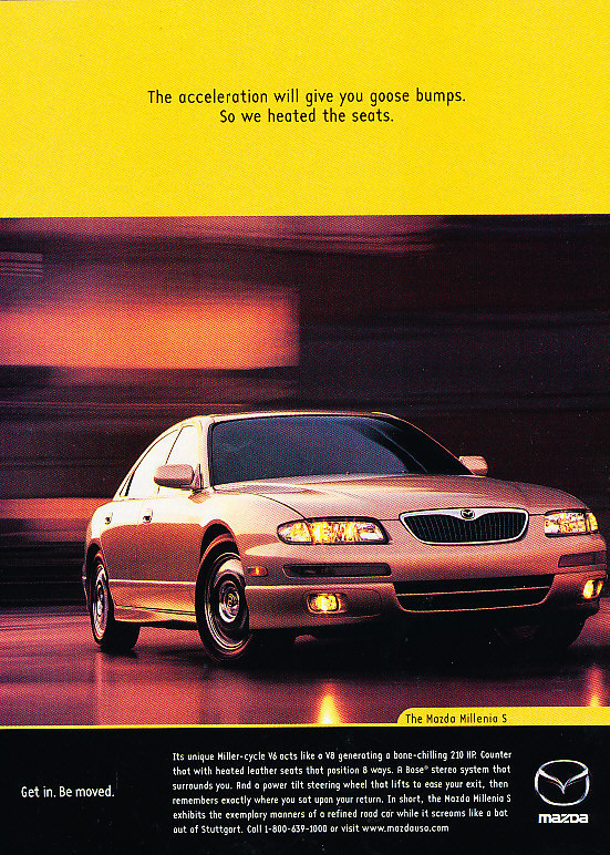 1998 Mazda Millenia S - Classic Vintage Advertisement Ad H02 | eBay