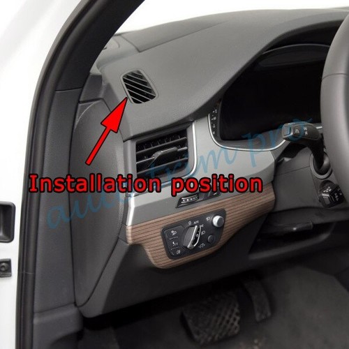 Accessories For Audi Q7 2016- 2021 Dashboard Air Outlet Vent Frame Cover Trim - Picture 2 of 6