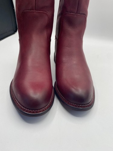Franco Sarto Women's Burgundy Haleen Over the Knee Leather Boot Size 7 NWB - Picture 3 of 6