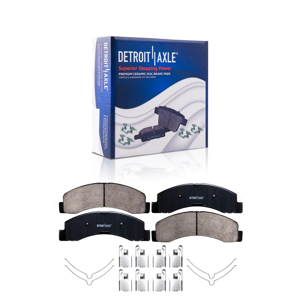 Pastillas de freno rotores de disco delanteros de 13,03" para Ford F-350 F-250 Super Duty 1999-2004 Foto 4 de 4