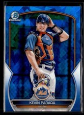Kevin Parada - 2023 Bowman Chrome Sapphire Edition #BCP-91 New York Mets